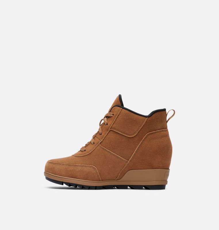 Sorel Dam Wedges Brun - Evie™ Sport Lace Bootie - KHT-609184